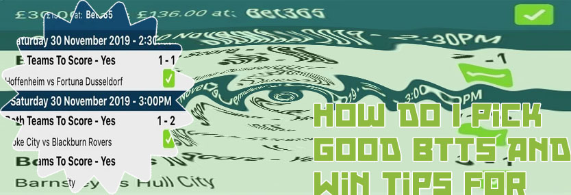 Btts and win predictions today