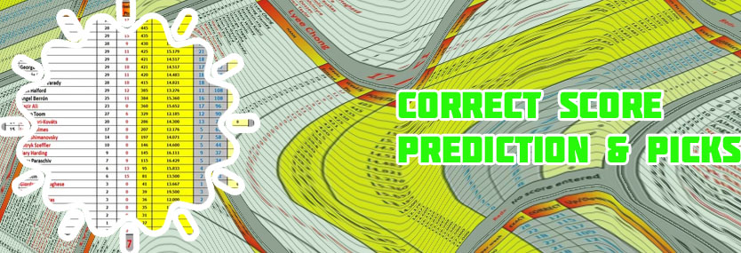 Correct score bet prediction